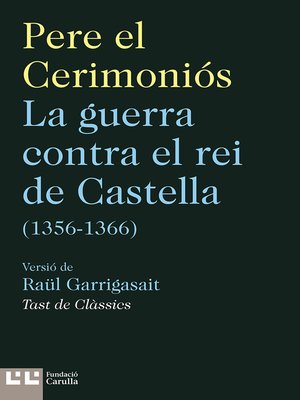 cover image of La guerra contra el rei de Castella (1356-1366)